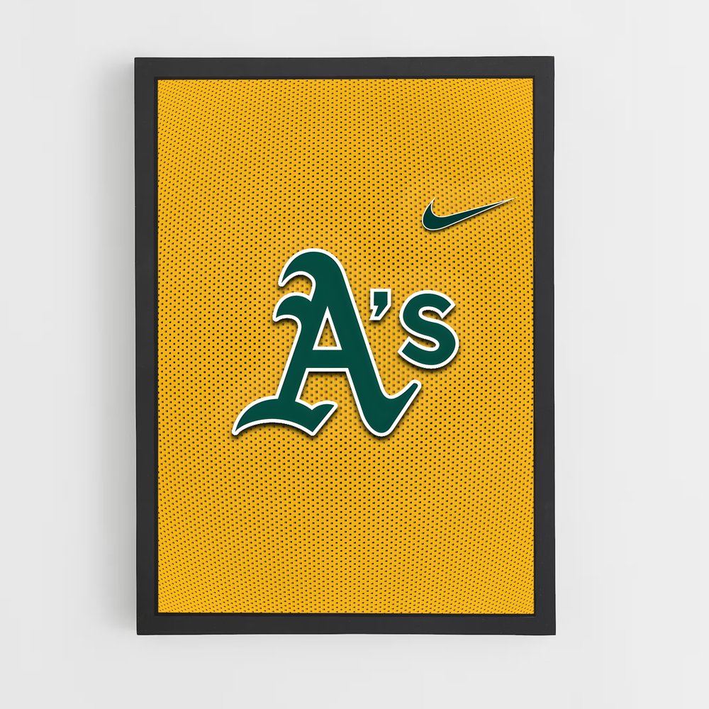 Poster A's Spirit – affiche Baseball (vue 2)